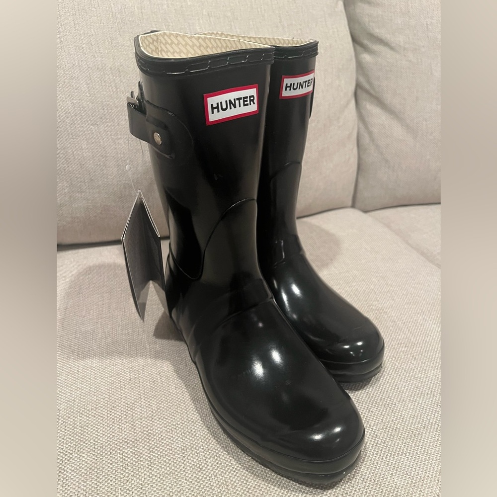 Hunter Original Short Gloss Rainboot